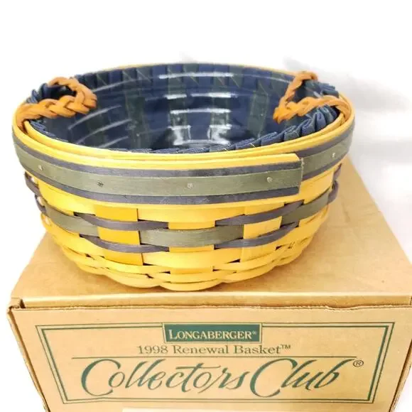 Longaberger Collectors Club Renewal Basket Combo